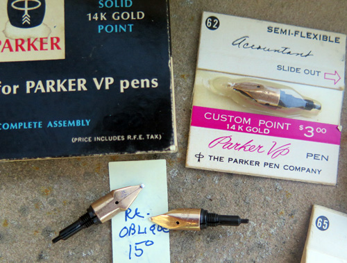 PARKER VP NIBS!!